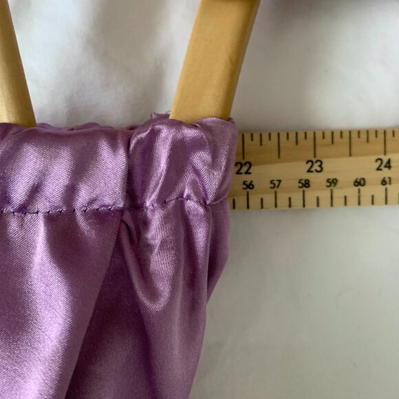 Purple Long Satin Skirt Lolita Dollette Balletcore Coquette Fairy Princess Boho - Picture 12 of 15